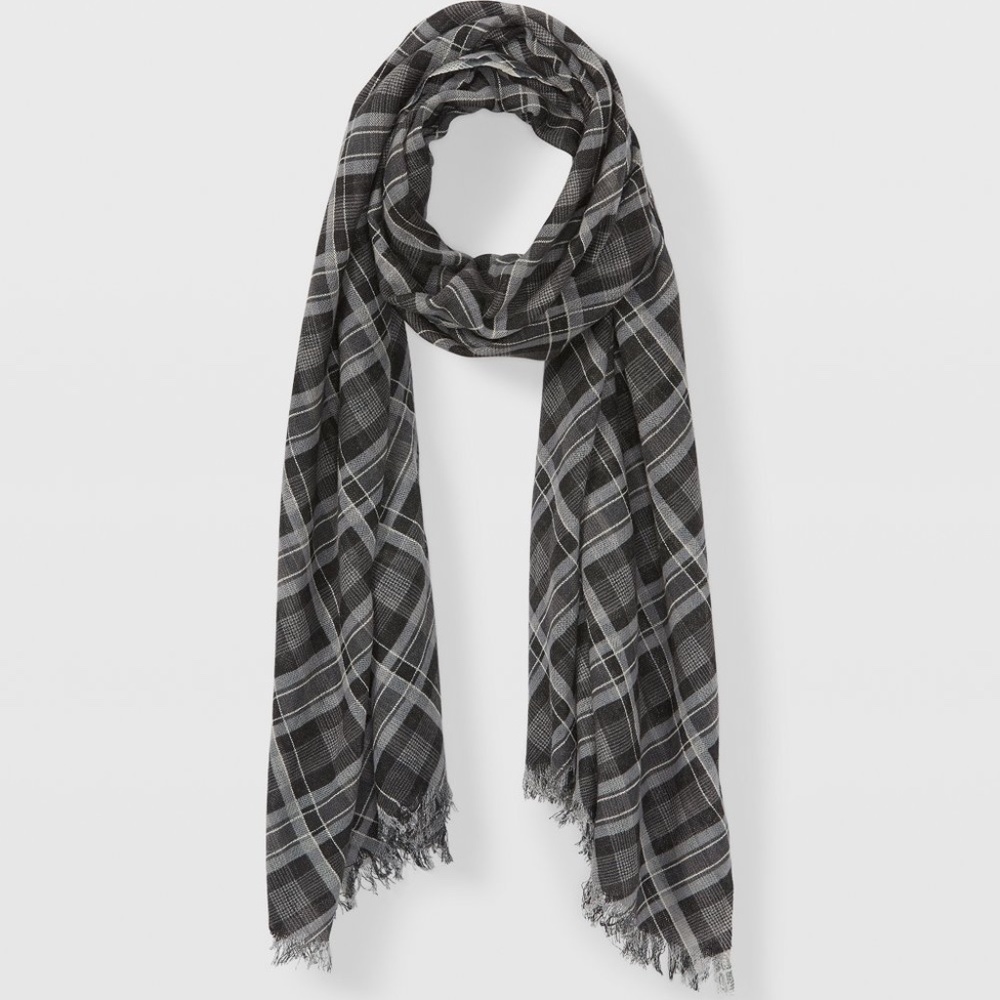 Plaid Lightweight Oversized Scarf - Brand New - NEVER WORN - Plaid